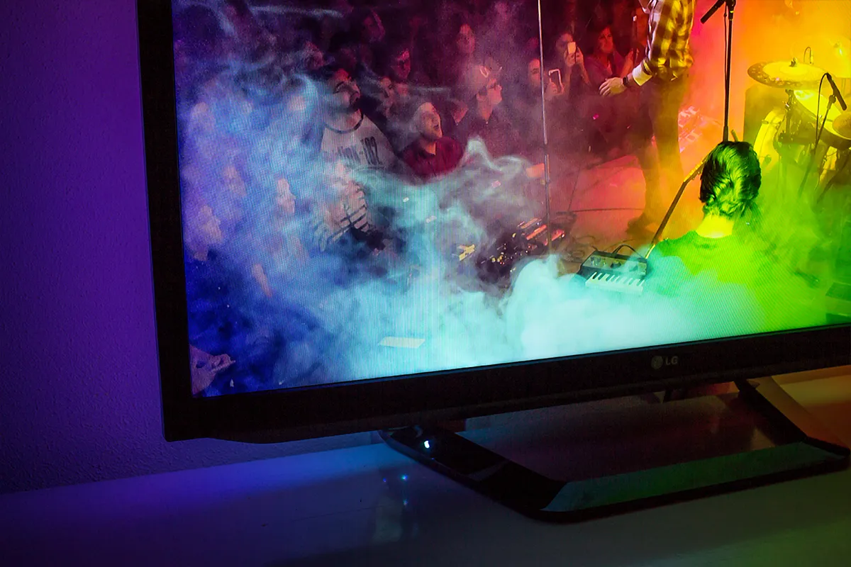 Ambilight Projekt – Ambilight Beispiel bunt