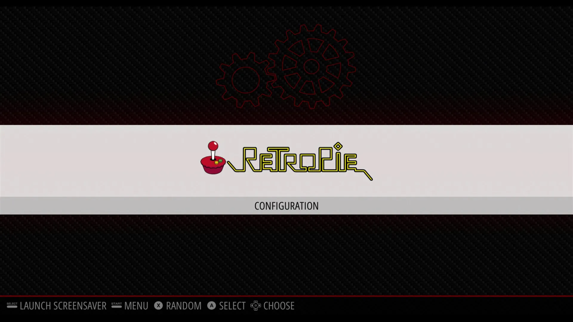 RetroPie Configuration Menü auf dem Raspberry Pi
