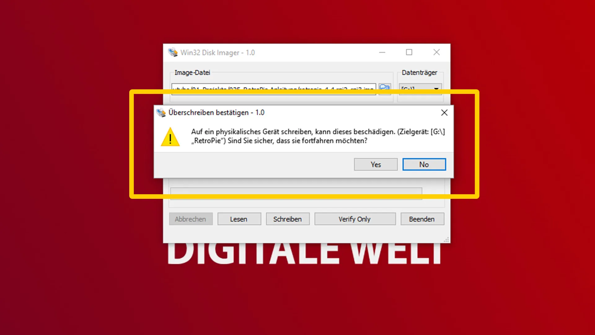 SD-Karte Daten überschreiben