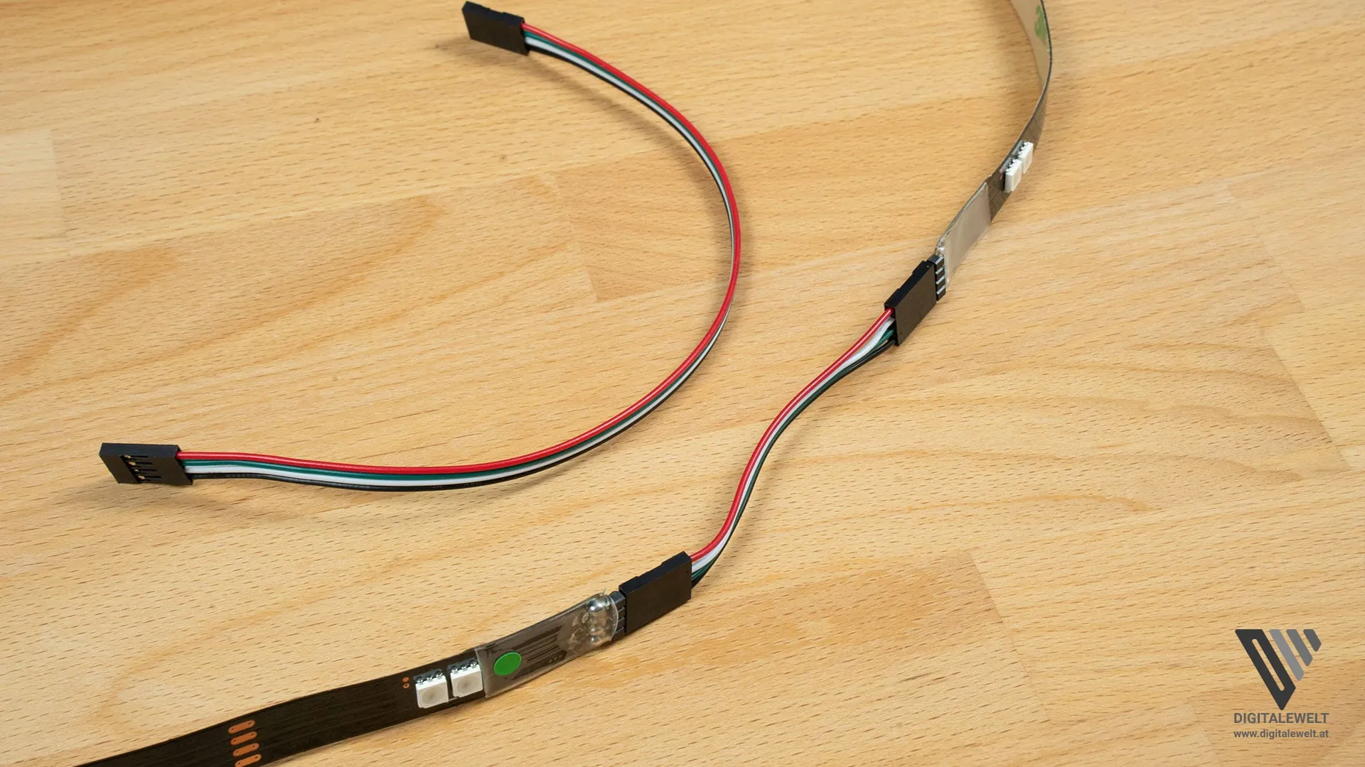 Vorkonfektionierte LED-Streifen mit Eckverbindern