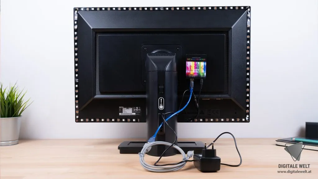 Insanelight PC – Verkabelung fertig
