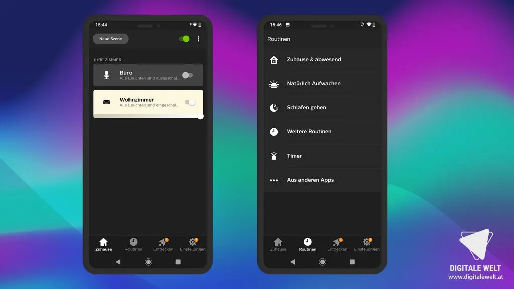 Philips HUE einrichten – App Funktionen entdecken