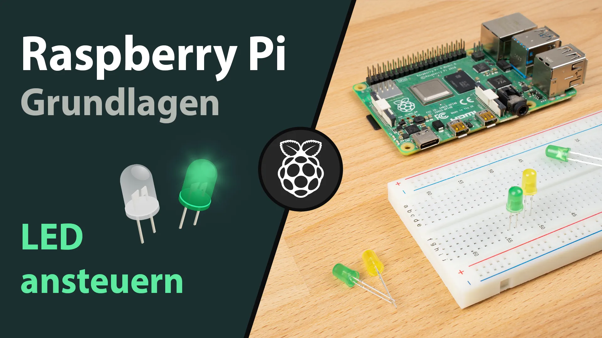 Raspberry Pi: LED ansteuern mit GPIO (Python)