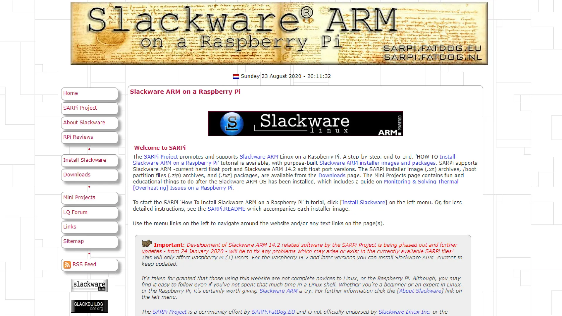 SARPi – älteste noch aktive Linux-Distribution auf dem Raspberry Pi
