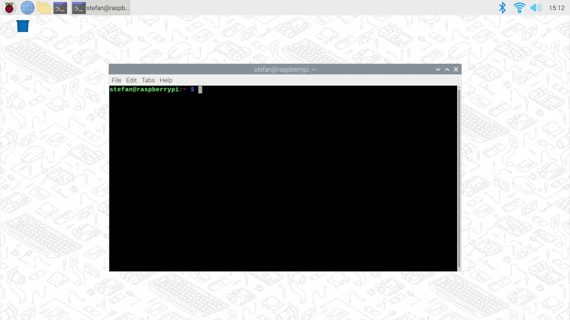 Konsole öffnen oder per SSH verbinden