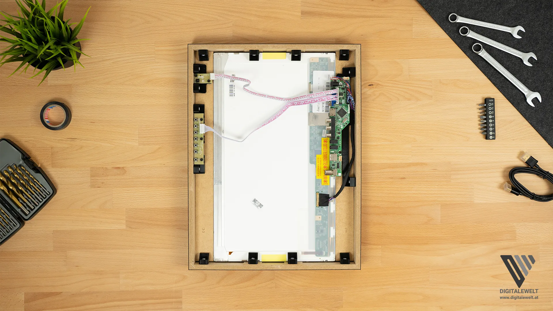 Display Controller vollständig angeschlossen