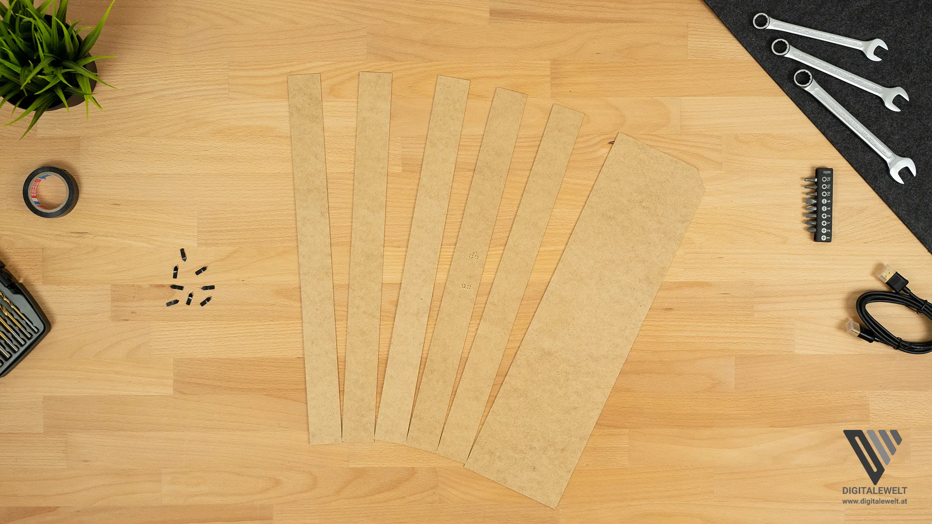 Holzleisten vorbereiten