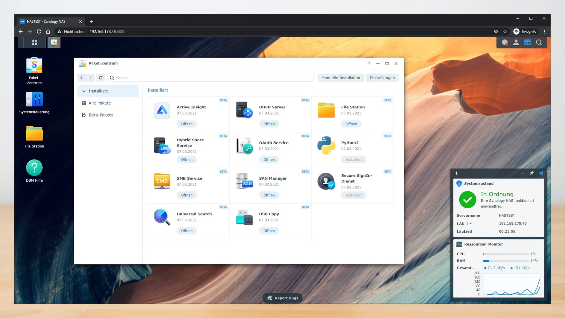 DSM 7 Beta Apps
