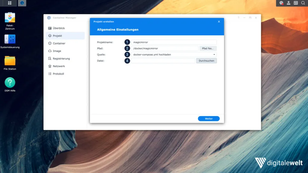 Compose Allgemeine Einstellungen